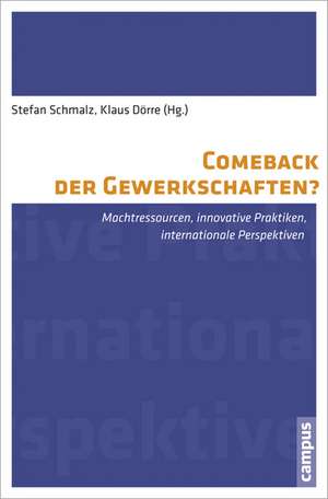 Comeback der Gewerkschaften? de Stefan Schmalz