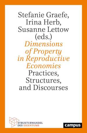 Dimensions of Property in Reproductive Economies: Practices, Structures, and Discourses de Irina Herb