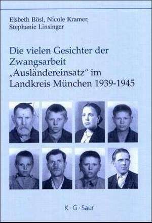 Die vielen Gesichter der Zwangsarbeit: "Ausländereinsatz" im Landkreis München 1939-1945 de Elsbeth Bösl