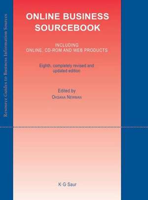 Online Business Sourcebook de Oksana Newman