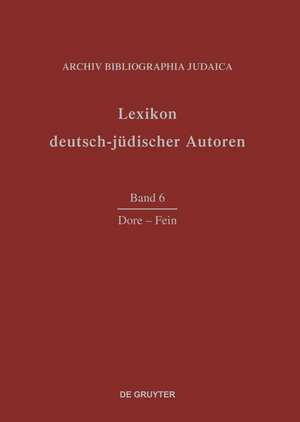 Dore - Fein de Archiv Bibliographia Judaica e.V.