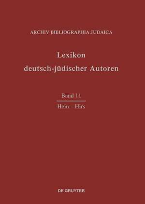 Hein-Hirs de Archiv Bibliographia Judaica e.V.