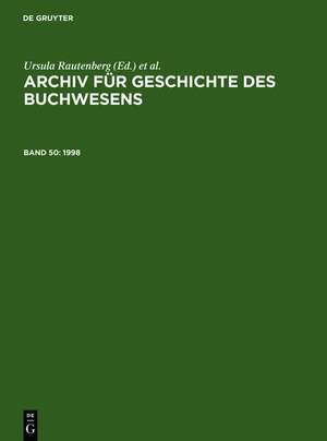 1998 de Historische Kommission des Börsenvereins