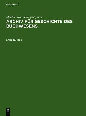 2006 de Historische Kommission des Börsenvereins