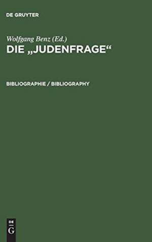 Bibliographie / Bibliography de Wolfgang Benz