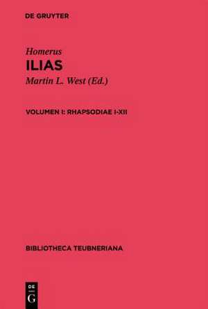 Ilias, vol. I: Rhapsodiae I-XII de Homer