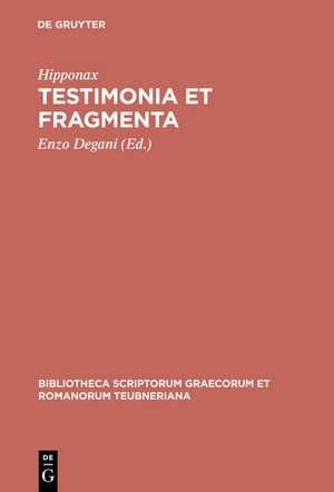 Testimonia et Fragmenta de Hipponax