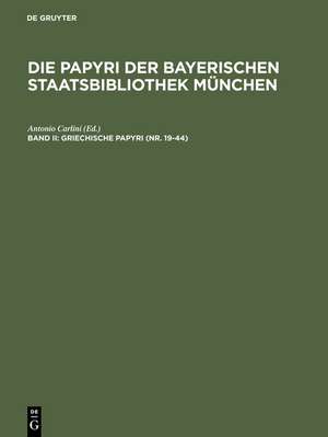 Griechische Papyri (Nr. 19-44): Papiri letterari greci de Antonio Carlini