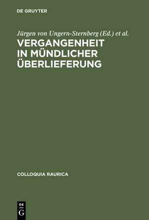 Vergangenheit in mündlicher Überlieferung de Deborah Boedeker