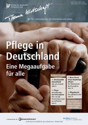 Pflege in Deutschland de Christiane Flüter-Hoffmann