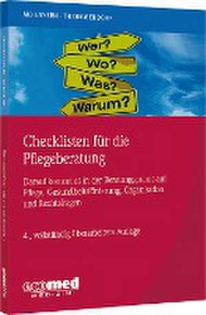 Checklisten für die Pflegeberatung de Medizinischer Dienst Bayern