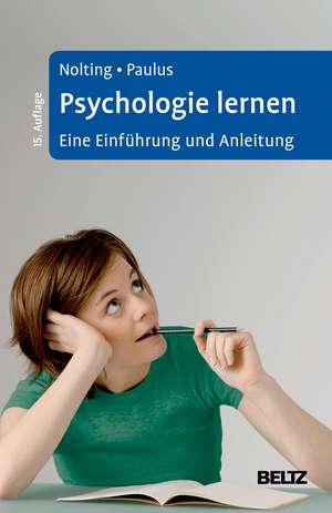 Psychologie lernen de Hans-Peter Nolting