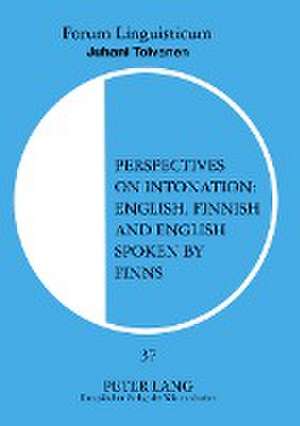 Perspectives on Intonation: English, Finnish and English Spoken by Finns de Juhani Toivanen