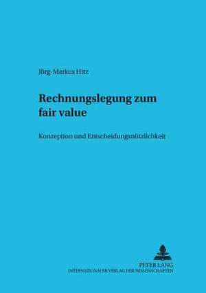 Rechnungslegung Zum Fair Value