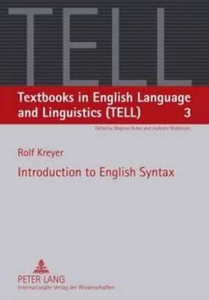 Introduction to English Syntax de Rolf Kreyer