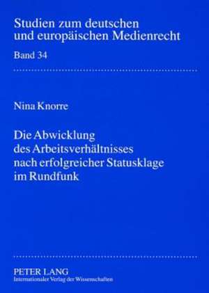 Die Abwicklung Des Arbeitsverhaeltnisses Nach Erfolgreicher Statusklage Im Rundfunk: Japanische Npos Und Deutsche Treuhandstiftungen de Nina Knorre