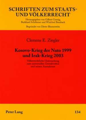 Kosovo-Krieg Der NATO 1999 Und Irak-Krieg 2003