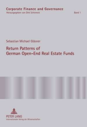 Return Patterns of German Open-End Real Estate Funds