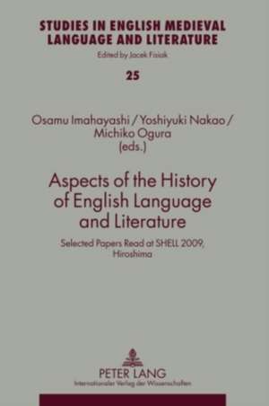 Aspects of the History of English Language and Literature