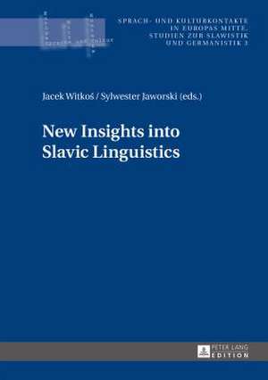 New Insights Into Slavic Linguistics: Hommage a Ambroise Jean-Marc Queffelec 2 de Jacek Witkos