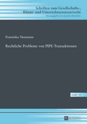 Rechtliche Probleme Von Pipe-Transaktionen: Unter Beruecksichtigung Des Staatlich Geforderten Sprachniveaus B1 (Ger). Verbesserun de Franziska Neumann