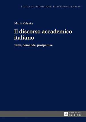 Il Discorso Accademico Italiano de Maria Zaleska