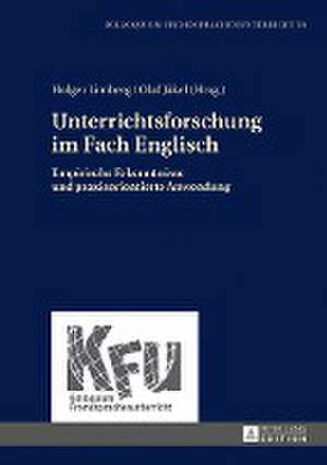 Unterrichtsforschung Im Fach Englisch de Jakel, Olaf