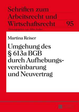 Umgehung Des 613a Bgb Durch Aufhebungsvereinbarung Und Neuvertrag: Der Kommentar Zum Ersten Buch Der Elegien Des Properz de Martina Reiser