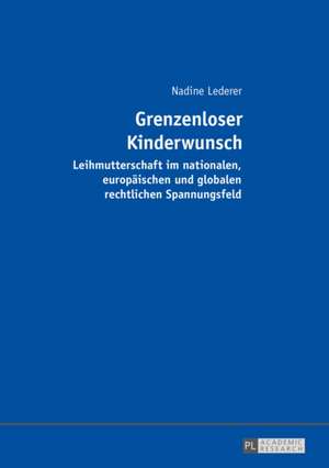 Grenzenloser Kinderwunsch de Nadine Lederer