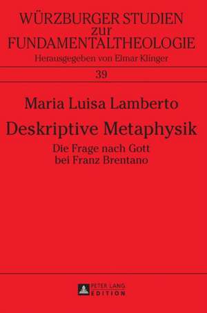 Deskriptive Metaphysik de Maria Luisa Lamberto