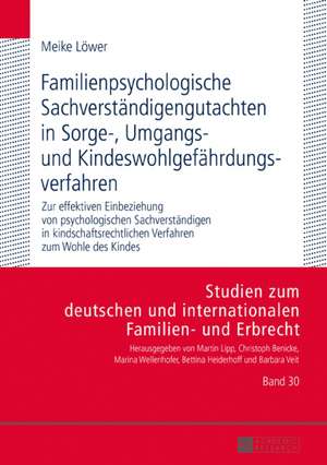 Familienpsychologische Sachverständigengutachten in Sorge-, Umgangs- und Kindeswohlgefährdungsverfahren de Meike Loewer