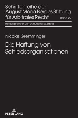 Haftung von Schiedsorganisationen