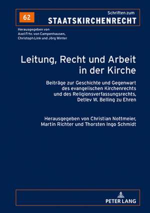 Leitung, Recht und Arbeit in der Kirche