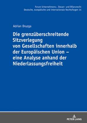 DIE GRENZUEBERSCHREITENDE SITZVERLEGUNH de Adrian Druzga