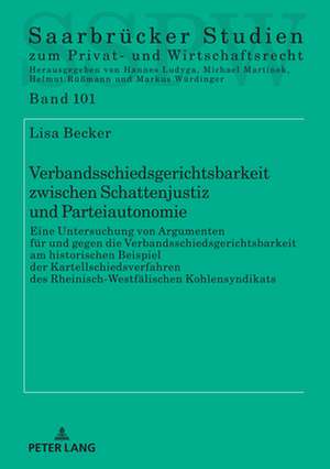 VERBANDSSCHIEDSGERICHTSBARKEIT ZWISCHEH de Lisa Dorothee Becker