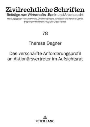 DAS VERSCHAERFTE ANFORDERUNGSPROFIL ANH de Theresa Degner