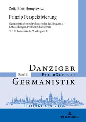 PRINZIP PERSPEKTIVIERUNG GERMANISTISCHH de Zofia Bilut-Homplewicz