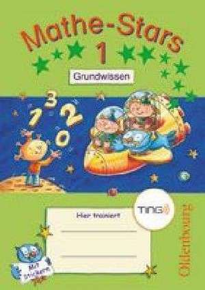 Mathe-Stars - Grundwissen - BOOKii-Ausgabe - 1. Schuljahr. Grundwissen. Übungsheft mit Lösungen de Werner Hatt