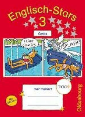 Englisch-Stars - BOOKii-Ausgabe - 3. Schuljahr. Comics. Übungsheft mit Lösungen de Barbara Gleich