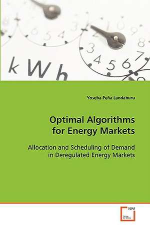 Optimal Algorithms for Energy Markets de Yoseba Peña Landaburu