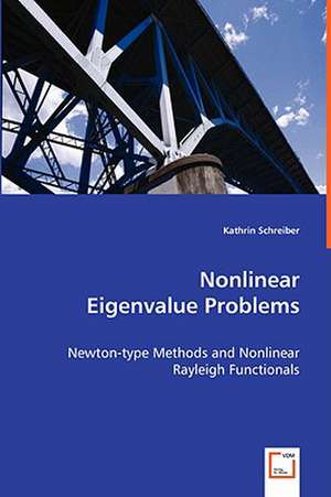 Nonlinear Eigenvalue Problems de Kathrin Schreiber