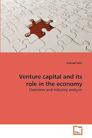 Venture capital and its role in the economy de Samuel Sulík