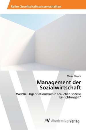 Management der Sozialwirtschaft de Maike Staack