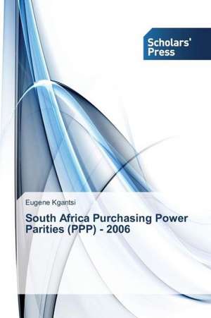 South Africa Purchasing Power Parities (PPP) - 2006 de Eugene Kgantsi