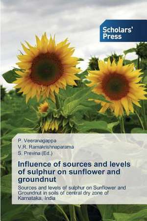 Influence of Sources and Levels of Sulphur on Sunflower and Groundnut: X-Ray Crystallographic Investigation de P. Veeranagappa