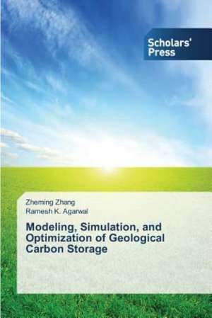 Modeling, Simulation, and Optimization of Geological Carbon Storage de Zheming Zhang