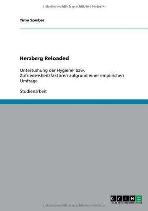 Herzberg Reloaded de Timo Sperber