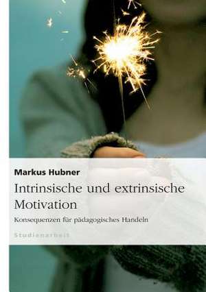 Intrinsische und extrinsische Motivation. Konsequenzen für pädagogisches Handeln de Markus Hubner