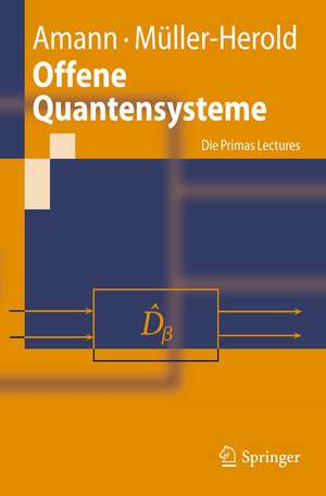 Offene Quantensysteme: Die Primas Lectures de Anton Amann