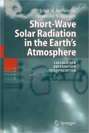 Short-Wave Solar Radiation in the Earth's Atmosphere: Calculation, Observation, Interpretation de Irina N. Melnikova